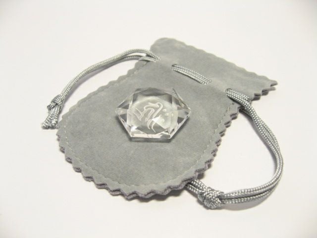 干支梵字 キリーク「阿弥陀如来」水晶カット六芒星