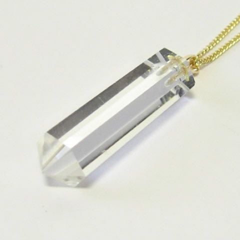 開運！　水晶　六角柱　お守り　新品未使用！　水晶院 幸運を呼ぶお守りの水晶六角柱ペンダントを販売／幸せを呼ぶ石PAX