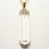 水晶六角柱ペンダント　チェーン付き