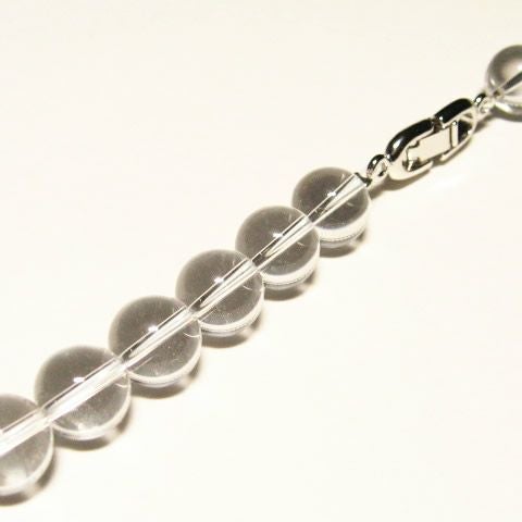 お守りのパワーストーン　水晶ネックレス