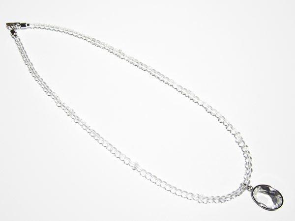 「水晶カット」水晶オリジナルネックレス