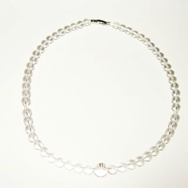 干支梵字　高品質水晶6mm/8mm/10mm数珠ネックレス50cm/60cm　男女用 