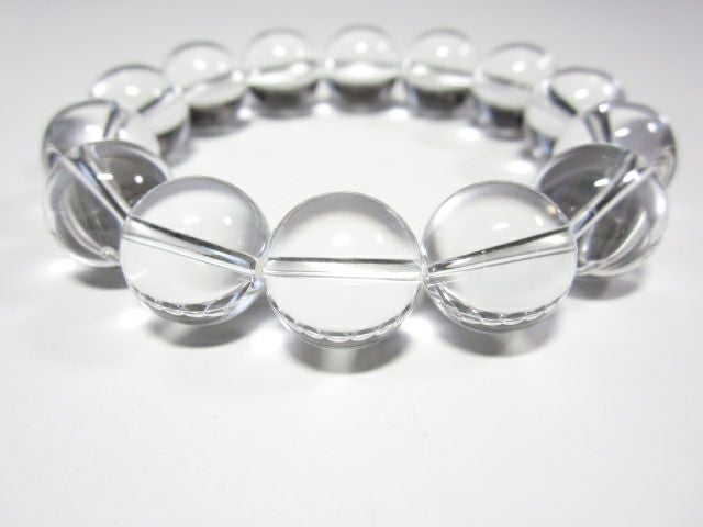 メンズパワーストーンブレスレット・水晶ブレスレット16mm