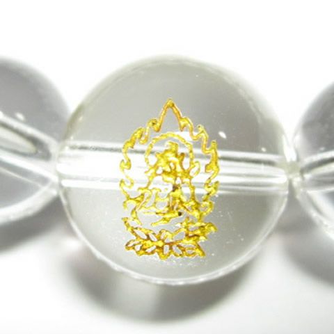 干支守護神 虚空蔵菩薩　水晶10mm数珠ブレスレット